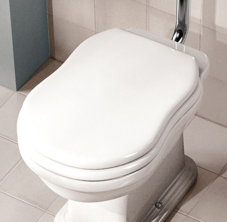 Copriwc Cerniere Oro Efi Bianco