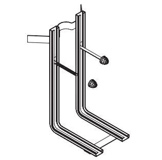 Staffe Fissaggio Vasi bidet Sospesi