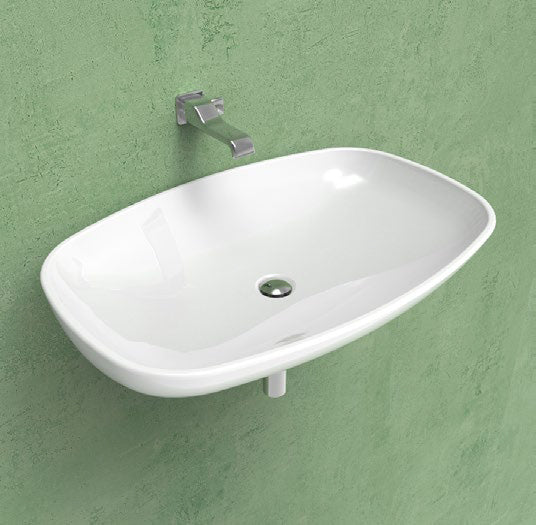 Lavabo 85 Nuda 1 Nero