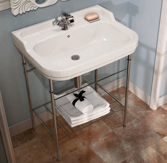 Base Ottone Per Lavabo 70 Cromo