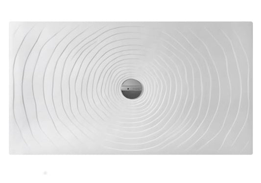 Piatto Doccia 80x140 Drop Da Appoggio Incasso Bianco