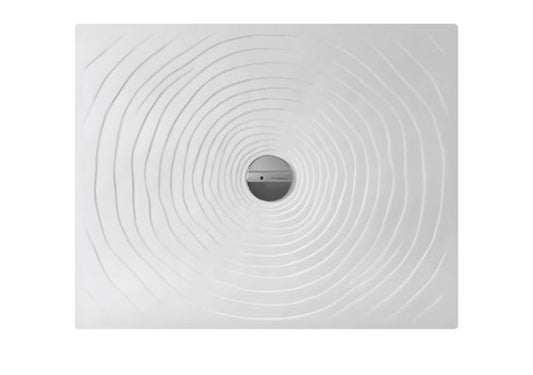 Piatto Doccia 80x100 Drop Da Appoggio Incasso Argilla