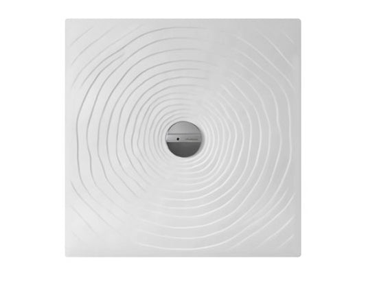 Piatto Doccia 80x80 Drop Da Appoggio Incasso Latte
