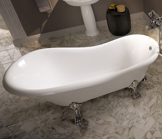 Evergreen Vasca 170 S cromo Bianco