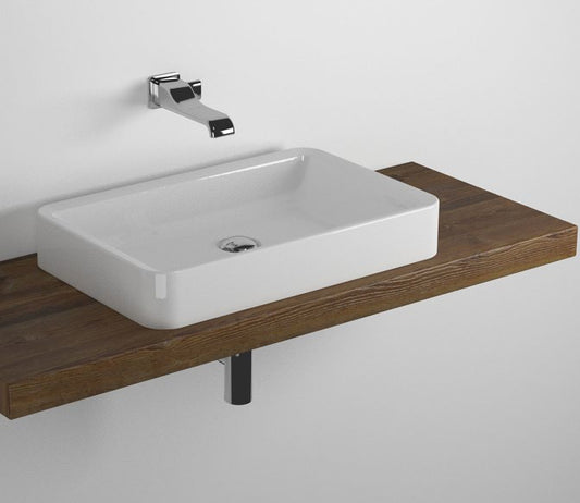 Mensola Forty6 80 250 Per Lavabo Nile Beige