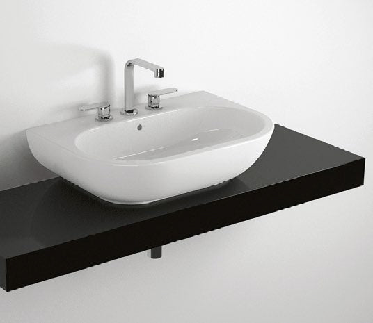 Mensola Forty6 90 250 Per Lavabo Pass 72 Grigio