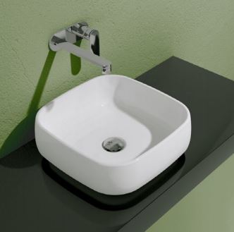 Flag Lavabo 40 Appoggio Bianco