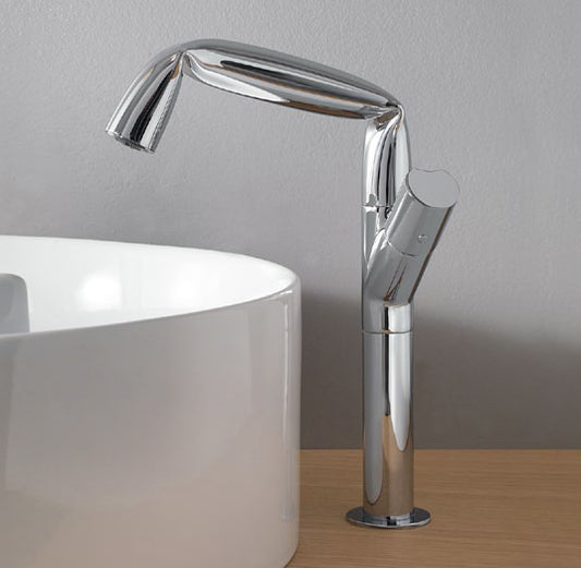Fold Monoforo Lavabo Alto Cromo
