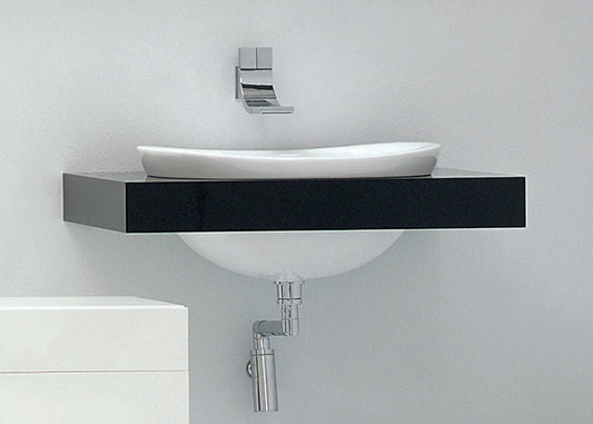 Mensola Lavabo 60 Cm 80 F c rovere Moro