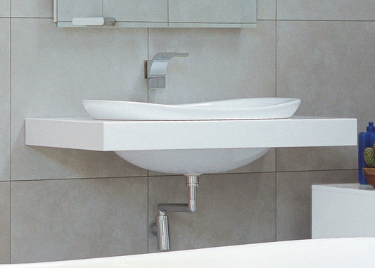 Mensola Lavabo 75 Cm 100 F c Bianco