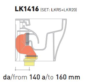 Set Per Scarico A Pavimento 140 160