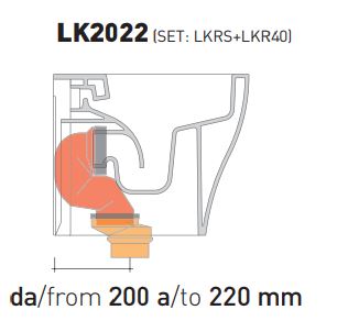 Set Per Scarico A Pavimento 200 220