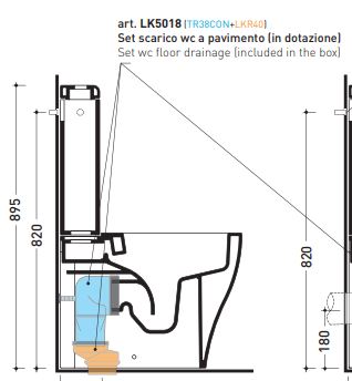 Set Per Scarico A Pavimento 50 180