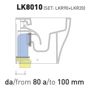 Set Per Scarico A Pavimento 80 100
