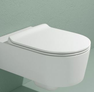 Copriwater Link Slim Discesa Rallentata Bianco