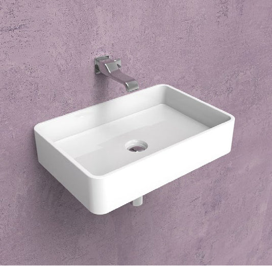 Lavabo Miniwash 60 Appoggio Sospeso Fango