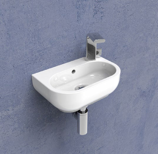 Pass Lavabo 45x31 Appoggio Sospeso Bianco