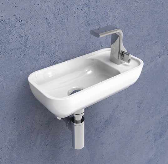 Pass Lavabo 40x22 Appoggio Sospeso Argilla
