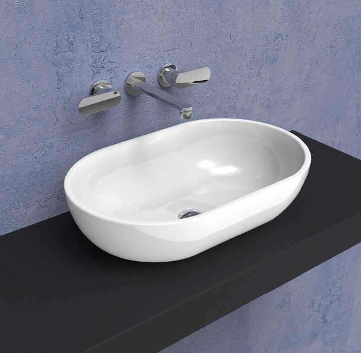 Pass Lavabo 62 F c Appoggio Nero