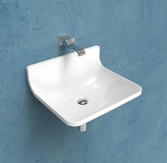 Lavabo Plate 54 Sospeso Bianco 1a Scelta