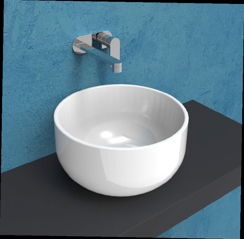 Saltodacqua 42 Lavabo Appoggio Bianco