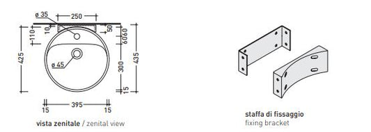 Staffa Fissaggio Per Twinset 42 Sospeso