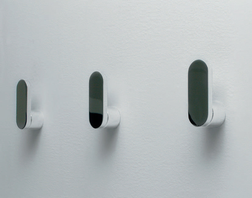 Two Portaccappatoio Cromo