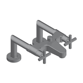 Fly Gruppo Bordo Vasca Senza Kit Doccia Nero Opaco