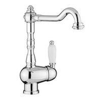 MISCELATORE LAVELLO MELISSA CROMO + GOLD FINISH