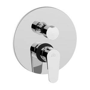 MISCELATORE INCASSO CON DEVIATORE CON 2 USCITE GREEN CROMO