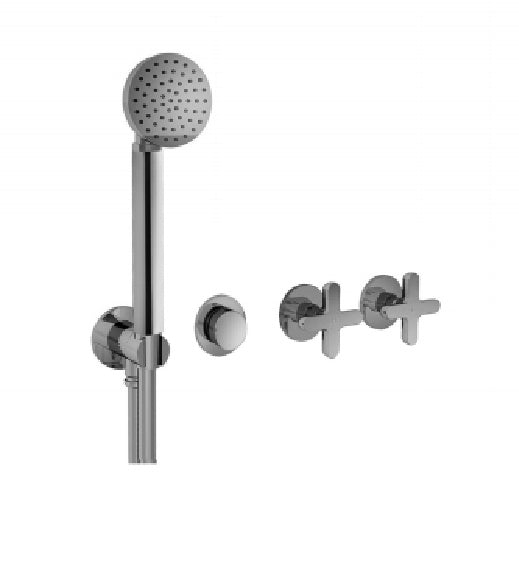 ICONA CLASSIC GRUPPO VASCA/DOCCIA INCASSO MATT GUN METAL PVD