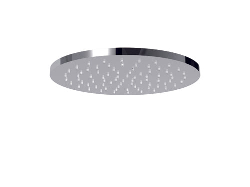 Almenoindue Soffione Doccia Orientabile In Acciaio Inox 300mm Anticalcare Getto Fisso