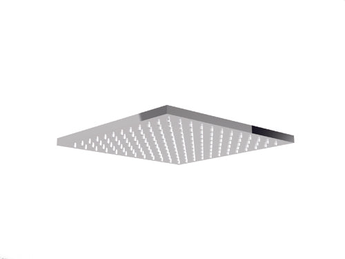 Almenoindue Soffione Doccia Orientabile In Acciaio Inox 300x300mm Anticalcare Getto Fisso