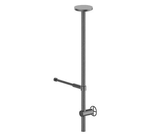 MISCELATORE DA SOFFITTO FONTANE BIANCHE MATT GUN METAL PVD