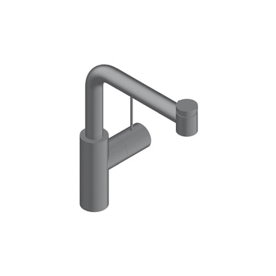 Miscelatore Cucina Doccia Estraibile 2 Getti Nickel Spazzolato