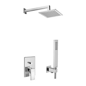 KIT DOCCIA LES015CR COMPOSTO: LES015CR +ZSOF075CR+ ZSOF063CR350 +ZDUP095CR CROMO