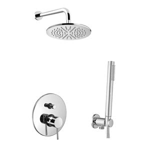 KIT DOCCIA LIG015CR COMPOSTO: LIG015CR+ ZSOF074CR+ ZSOF035CR+ ZDUP094CR CROMO