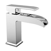 MISCELATORE LAVABO SCARICO AUTOMATICO 1 1/4 CASCATA LEVA STANDARD LEVEL CROMO