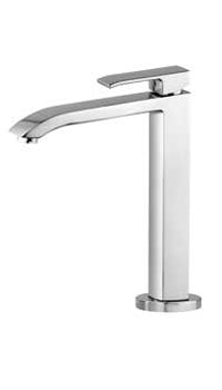 MISCELATORE LAVELLO ALTO CANNA GIREVOLE LEVA STANDARD LEVEL CROMO