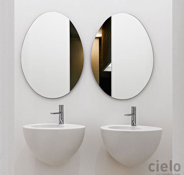 LE GIARE LAVABO SOSPESO A PARETE 34  BASALTO