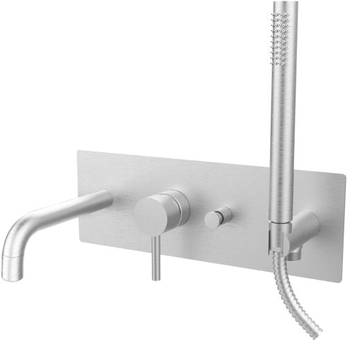 Miscelatore Vasca Incasso Con Deviatore Bocca Erogazione E Doccia Light Cromo