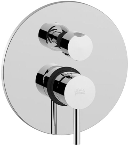 MISCELATORE INCASSO CON DEVIATORE CON 2 USCITE LIGHT STEEL LOOKING