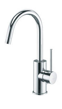 Miscelatore Lavabo Girevole Scarico Automatico 1 1 4 Canna D 18 Ombrello Lavabo Light Cromo