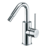 MISCELATORE BIDET GIREVOLE SCARICO AUTOMATICO 1' 1/4 CANNA D.20 TONDA UNCINO LIGHT CROMO