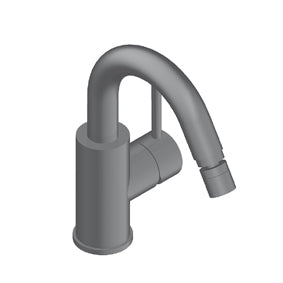 Lino Miscelatore Bidet Con Scarico Nero Opaco