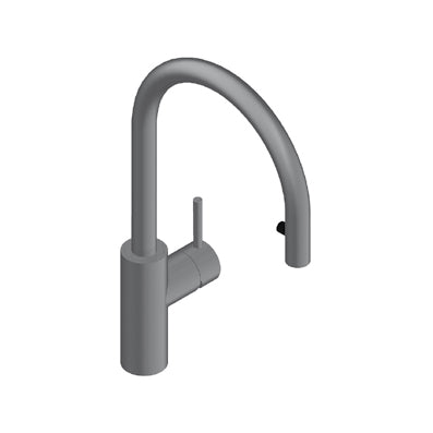 Lino Miscelatore Cucina Doccia Estraibile Nickel Spazzolato