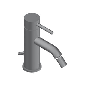 Lino Miscelatore Bidet Con Scarico Nickel Spazzolato