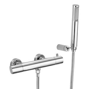 MISCELATORE TERMOSTATICO DOCCIA ESTERNO ATTACCO 1/2 LIGHT TERMOSTATICO CROMO