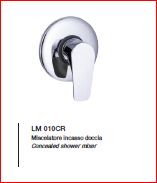 Mix Doccia Lime Incasso Cromo