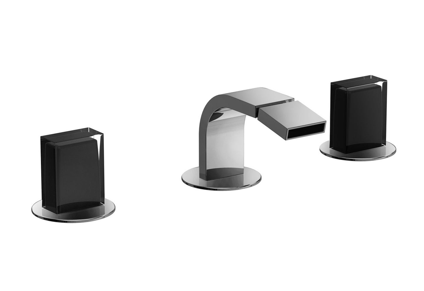 VENEZIA GRUPPO BIDET TRE FORI - VENEZIA IN NICKEL PVD